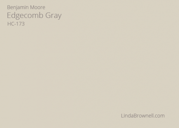 Benjamin Moore Edgecomb Gray HC-173