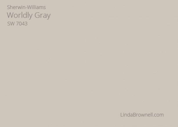 Sherwin-Williams Worldly Gray SW 7043