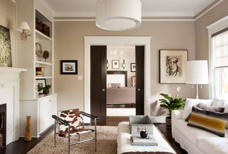 painting doors and trim different colors