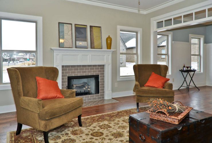 gray subway tile with white glaze