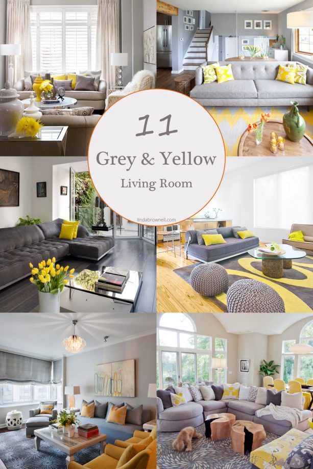 Grey And Yellow Living Room Ideas, Gray And Yellow Living Room Ideas
