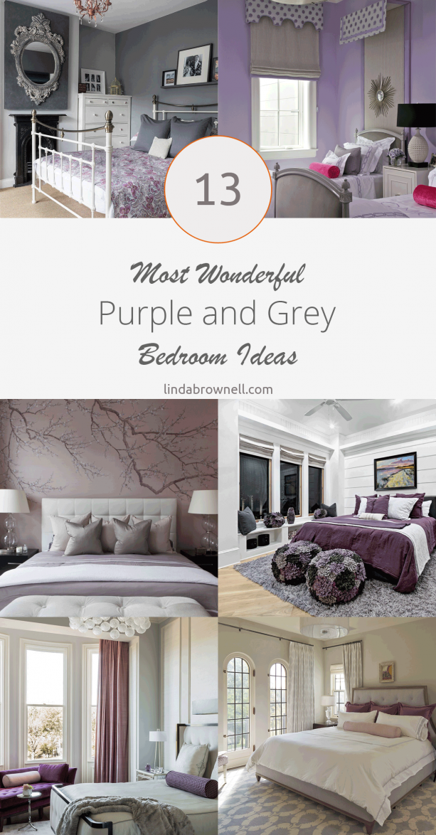 13 most wonderful purple and grey bedroom ideas