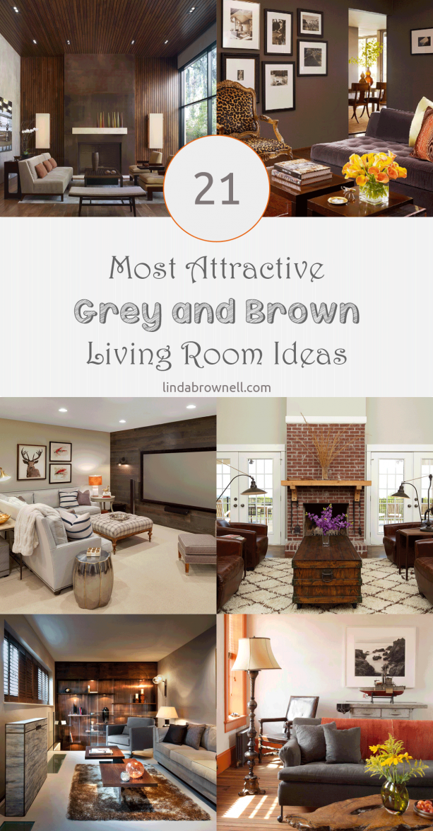 21 most attractive grey and brown living room ideas