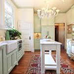 pistachio green cabinets