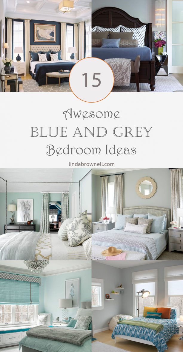 15 blue and grey bedroom ideas