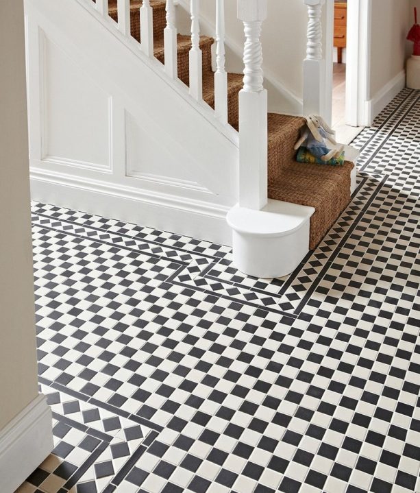 6 Black And White Checd Floor Types, Checkerboard Tile Floor Images