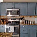 kitchen cabinet makeover with General Finish Gray Gel Stain