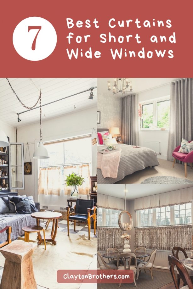 Curtains for Short and Wide Windows