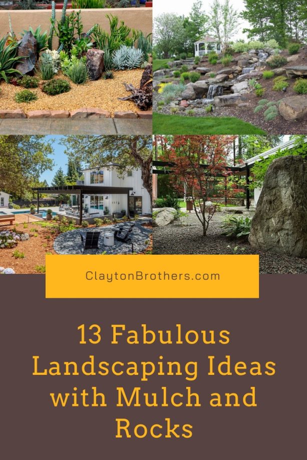 Landscaping Ideas with Mulch and Rocks