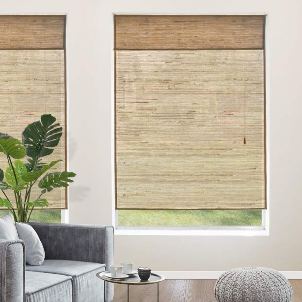 Yoolax reed roman shade