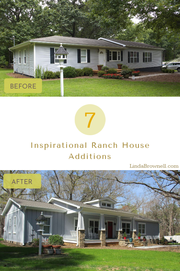 7 Ranch House Additions Before and After