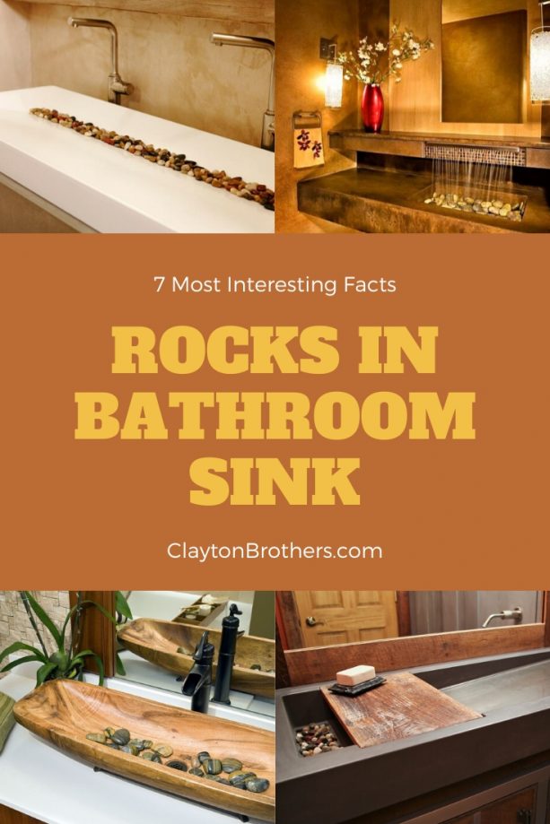 Rocks in Bathroom Sink