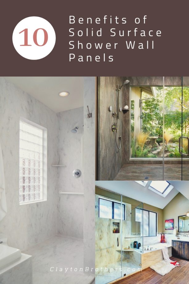 Solid Surface Shower Wall Panels