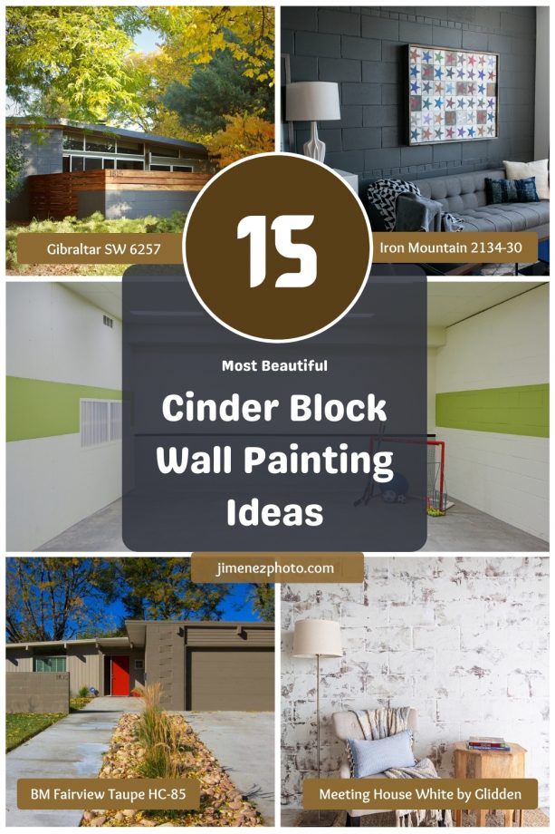 Cinder Block Garden Brick Wall Paint Ideas : How To Paint Cinder Block