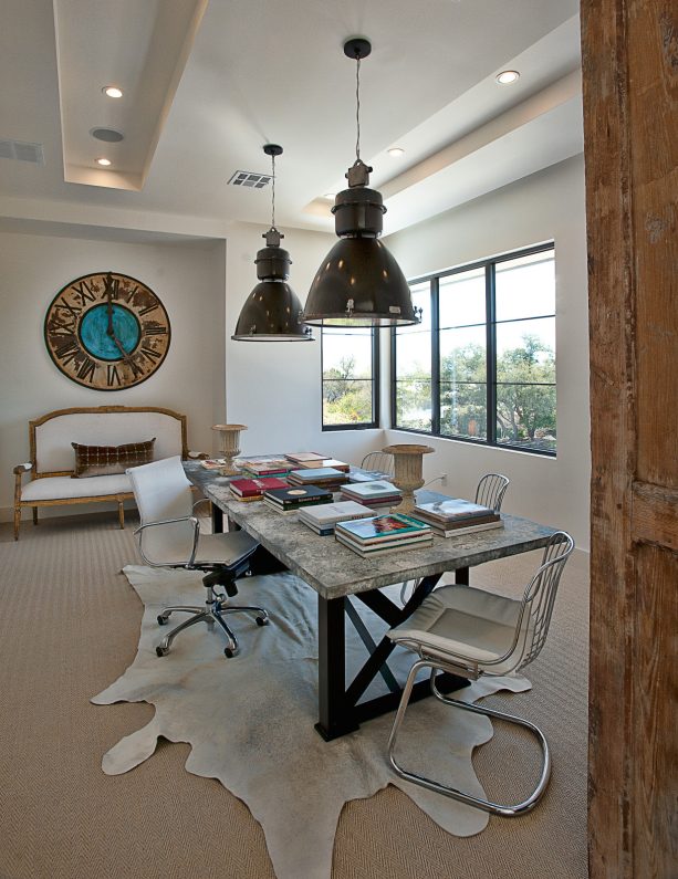 the beige carpet flooring in the home office