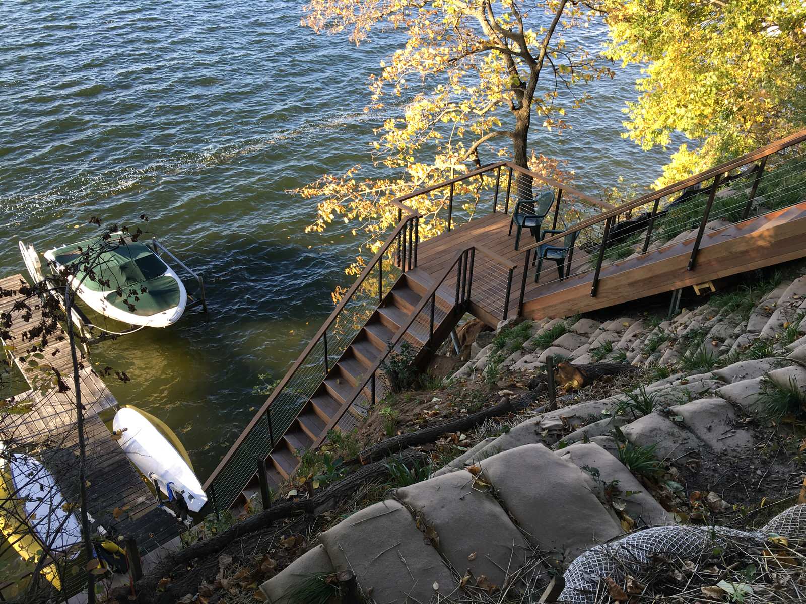 Canoe Slide Stair Railing 13+ Most Aesthetic Outdoor Stair Railing Ideas to Enhance Your Home ...