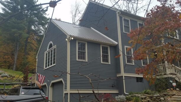 a neutral yet beautiful exterior looks better with roof in burnished slate metal option